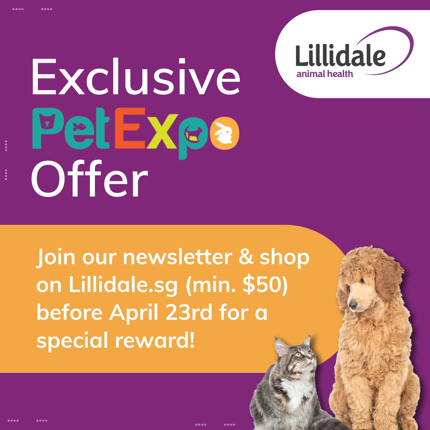 Lillidale Singapore PetExpo 2025 Offer